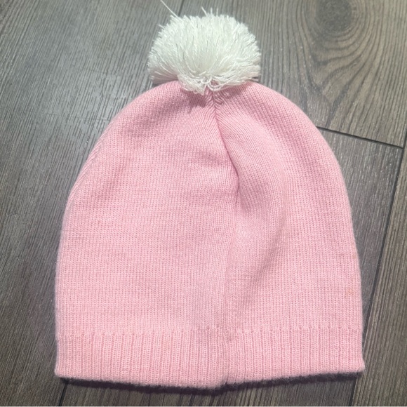 Disney Minnie Mouse Pink Pom Beanie Hat OSFM One Size Acrylic Winter NWT-Style - Picture 2 of 5